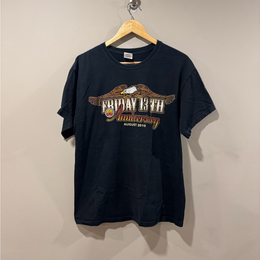 Port Dover 50th Anniversary Friday 13th Biker Motorcycle T-Shirt